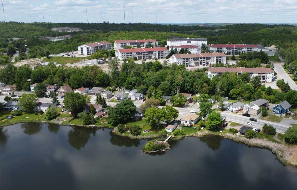 Northern Ontario landscape near Sudbury